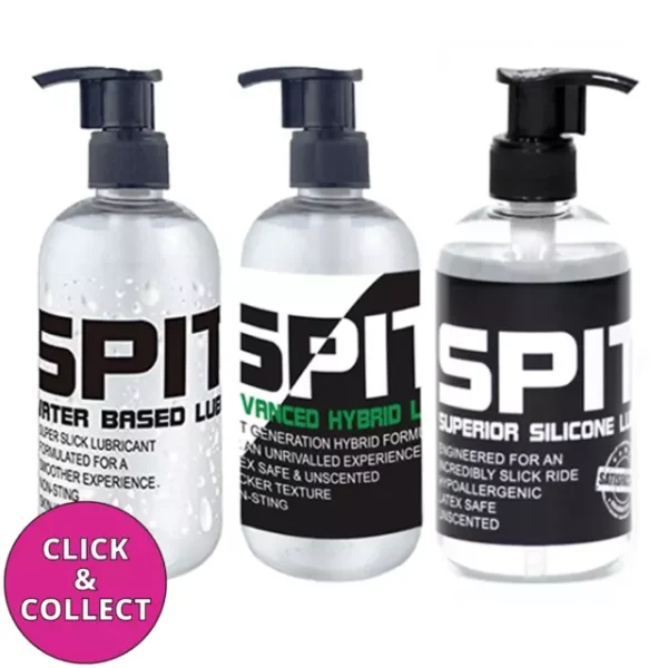 SPIT Lubricant Water Based Lube 250ml White Skin Kind Slick Moisturise Men Gay - Image 3