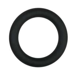 Rubber Cock Ring, Black,  55mm