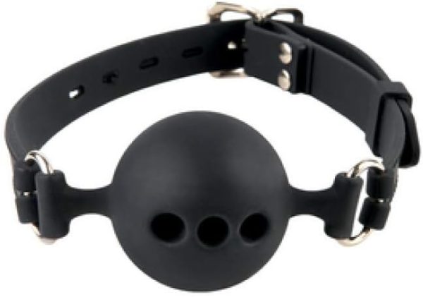 Pipedream Small Black Fetish Fantasy Extreme Breathable Ball Gag - Image 2