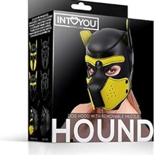 Binrui Neoprene Full Face Mask Dog Puppy Hood Custom Animal Head Mask size L