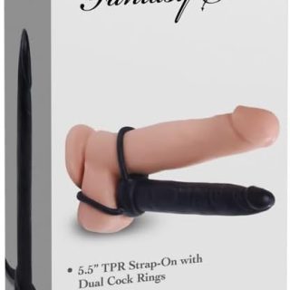 Pipedream Fetish Fantasy Series Double Trouble Black 14.4 cm