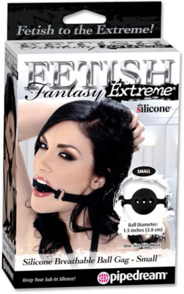 Pipedream Small Black Fetish Fantasy Extreme Breathable Ball Gag