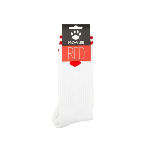 Prowler RED Crew Socks White Red - Image 2