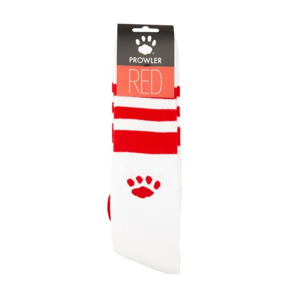 Prowler RED Football Sock White/Red - Image 3