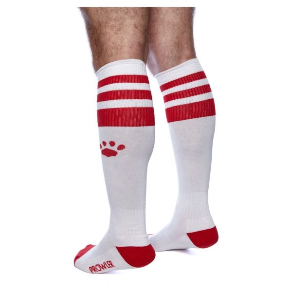 Prowler RED Football Sock White/Red - Image 4