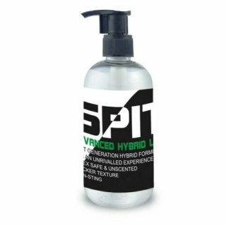 SPIT Lubricant Water Hybrid Silicone Based Lube 250ml Slick Moisturise Men Gay