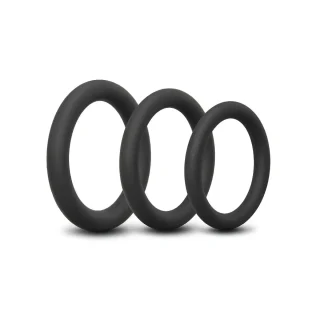 b-Vibe Snug Ring Lite 3 Pack Snug Fit Silicone Cock Ring